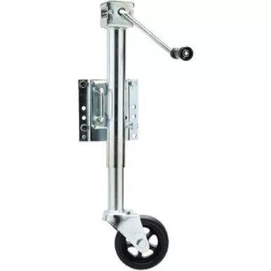 1,000 lbs Lift Capacity Fold Up Boat Trailer Jack with 6 Inch Diameter Wheel