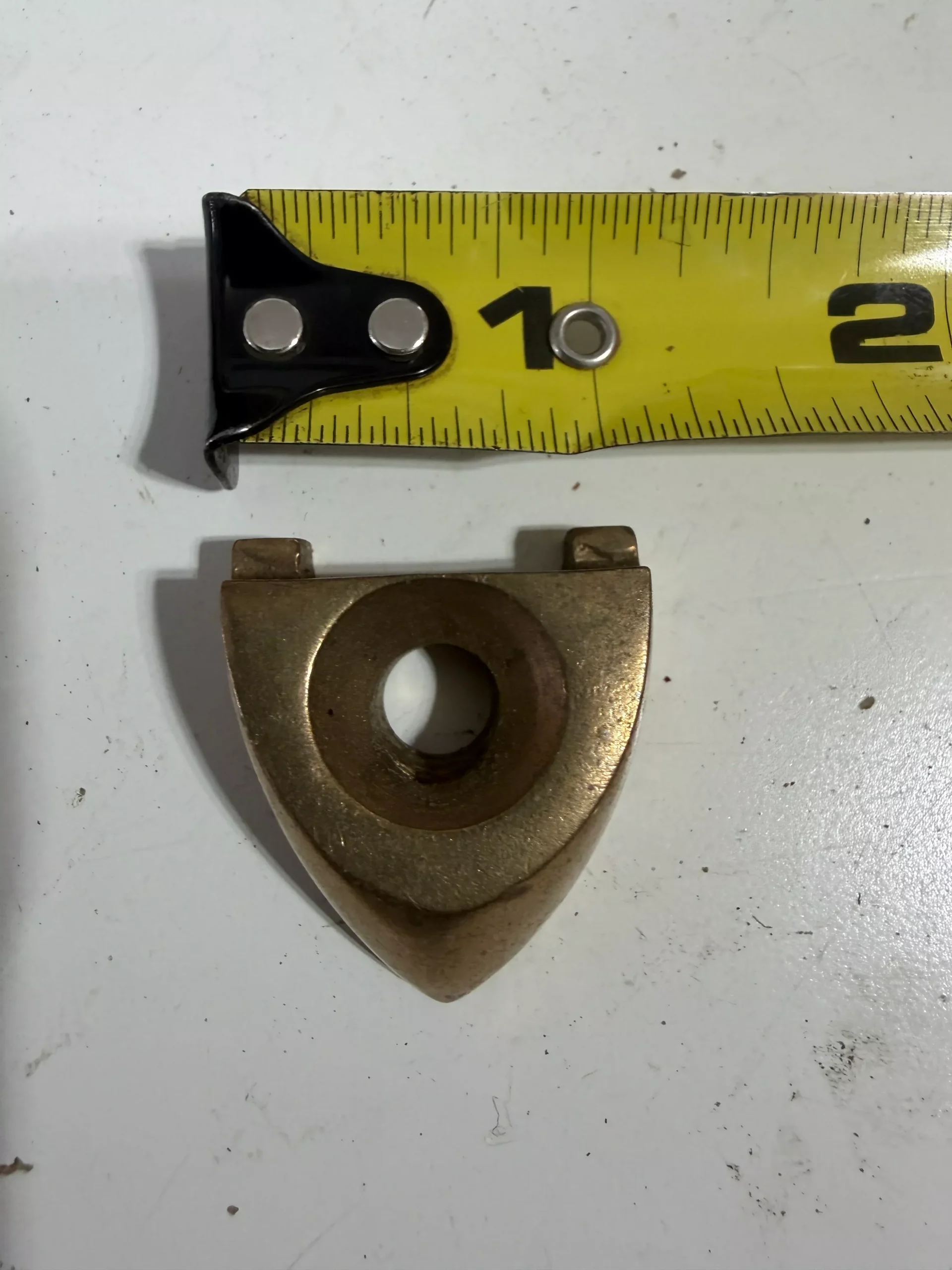 1 1/8" Bronze Track End