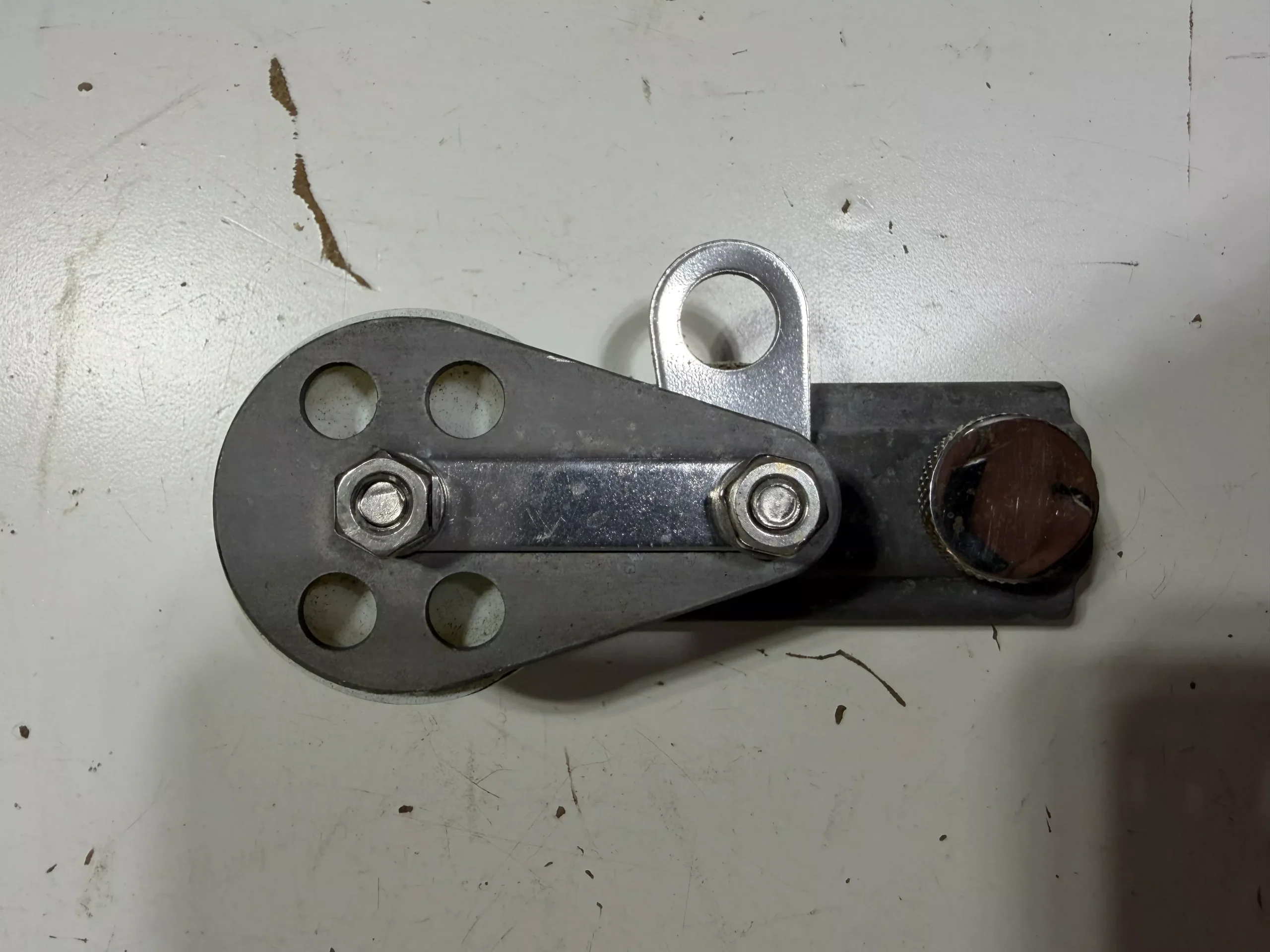 1 7/8" Sheave - 1" Screw Top Track Car - 3/8" Line