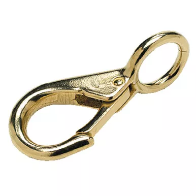 #2 Size 3-1/4 Inch Cast Brass Fast Eye Snap for Boats