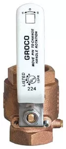 3/4 BRONZE FF BALL VALVE