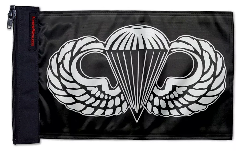 Airborne 12"x18" Forever Wave Flag for Jeep Wrangler LJ 2003-2006