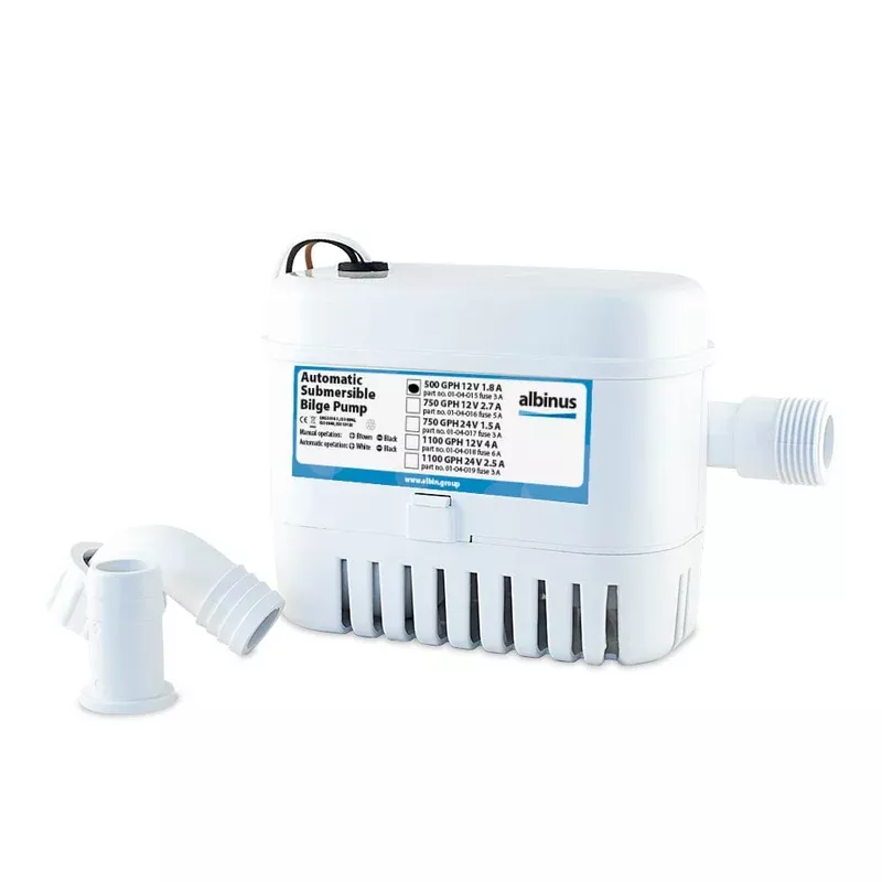 Albin Group Automatic Bilge Pump 500 GPH - 12V [01-04-015]