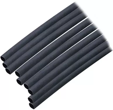 Ancor Adhesive Lined Heat Shrink Tubing (ALT) – 3/16″ x 6″ – 10-Pack – Black