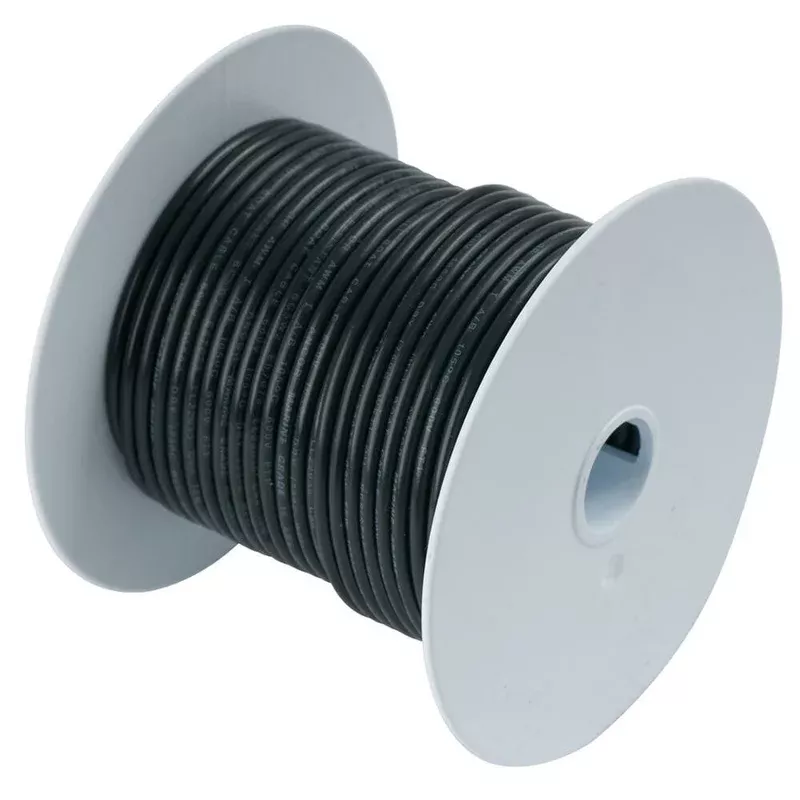 Ancor Black 1 /0 AWG Tinned Copper Battery Cable - 25' [116002]
