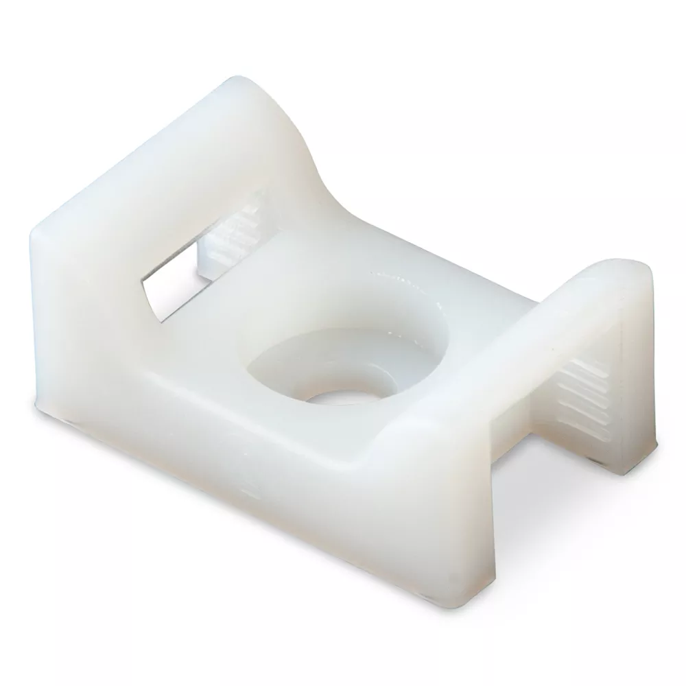 Ancor Cable Tie Mount – Natural – #8 Screw – 100 Pieces Per Bag