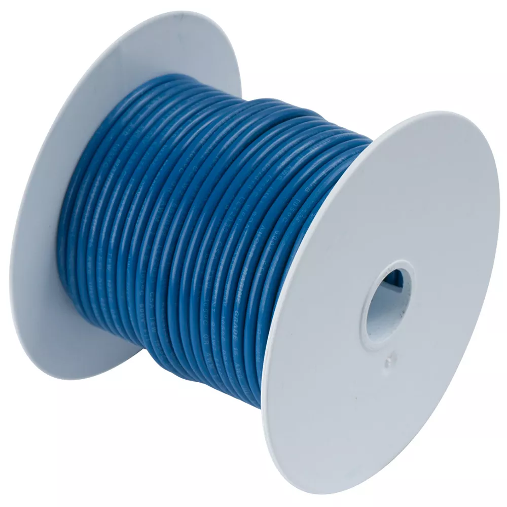 Ancor Dark Blue 12 AWG Tinned Copper Wire – 100′