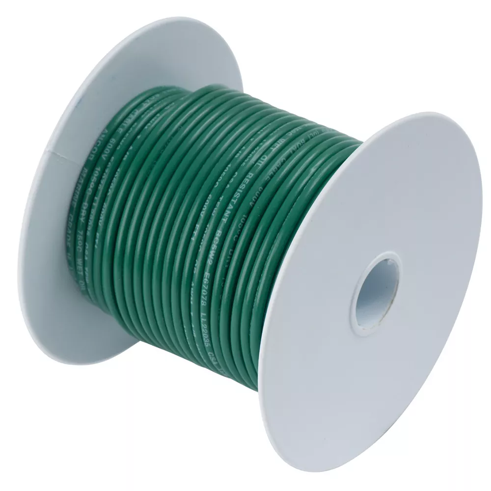 Ancor Green 10 AWG Tinned Copper Wire – 250′