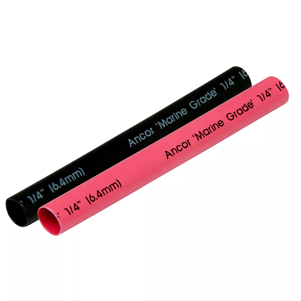Ancor Heat Shrink Tubing 1/4″ x 3″ – Black & Red Combo