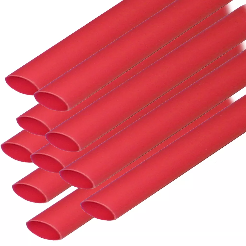 Ancor Heat Shrink Tubing 3/16″ x 6″ – Red – 10 Pieces