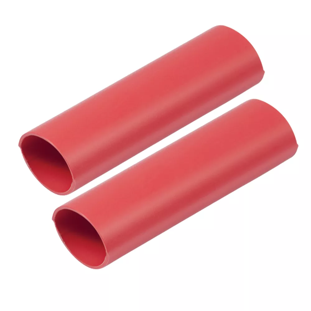 Ancor Heavy Wall Heat Shrink Tubing – 1″ x 12″ – 2-Pack – Red