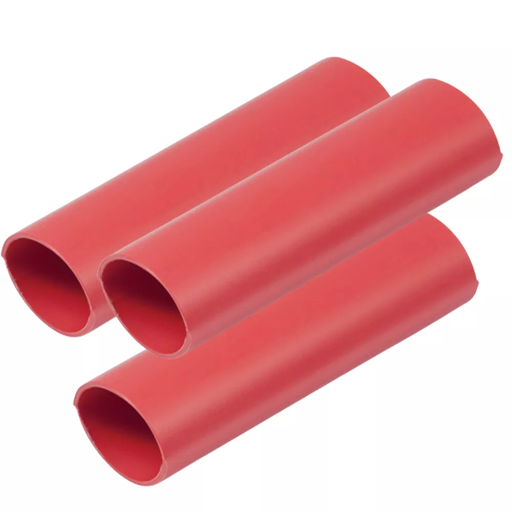 Ancor Heavy Wall Heat Shrink Tubing – 3/4″ x 3″ – 3-Pack – Red