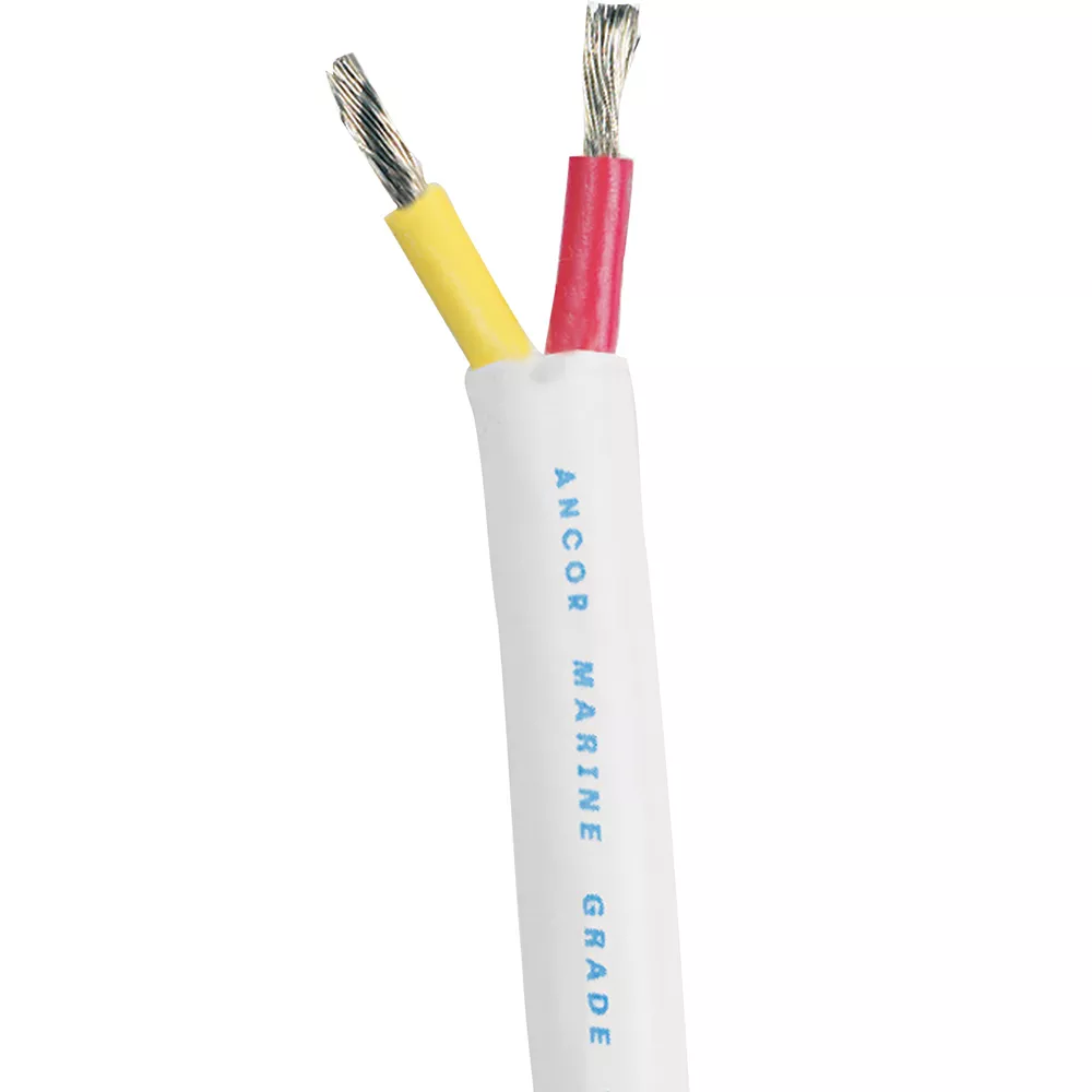 Ancor Safety Duplex Cable – 14/2 AWG – Red/Yellow – Round – 500′