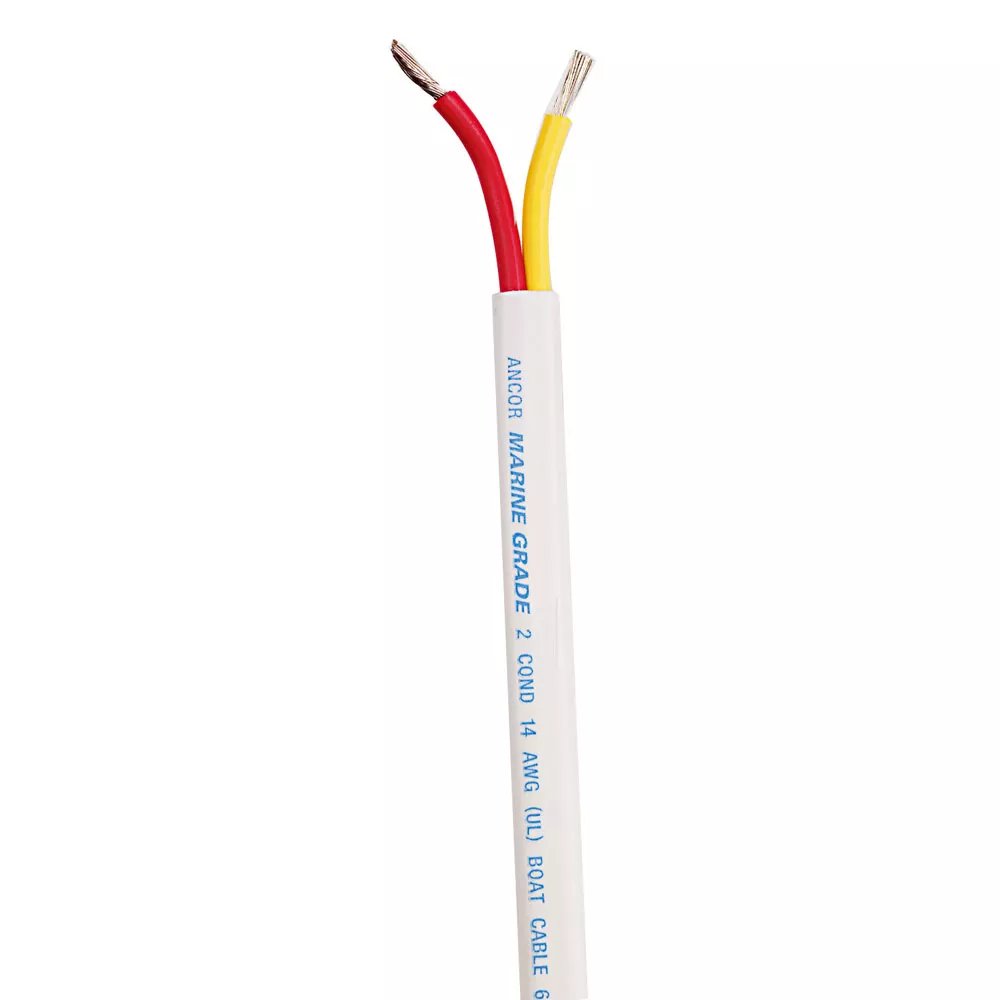 Ancor Safety Duplex Cable – 16/2 – 2x1mm – Red/Yellow – Sold By The Foot