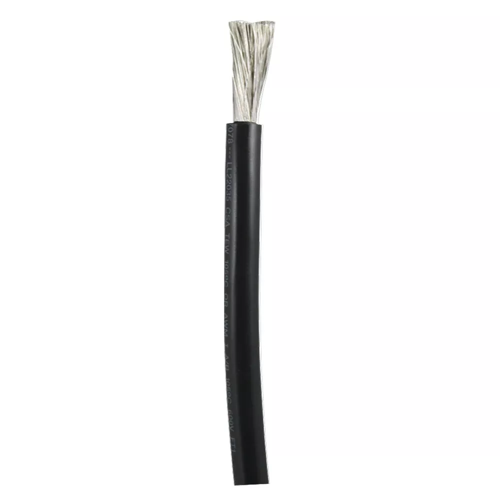 Ancor Tinned Copper Battery Cable, 3/0 AWG (81mm) – Black – Sold By The Foot