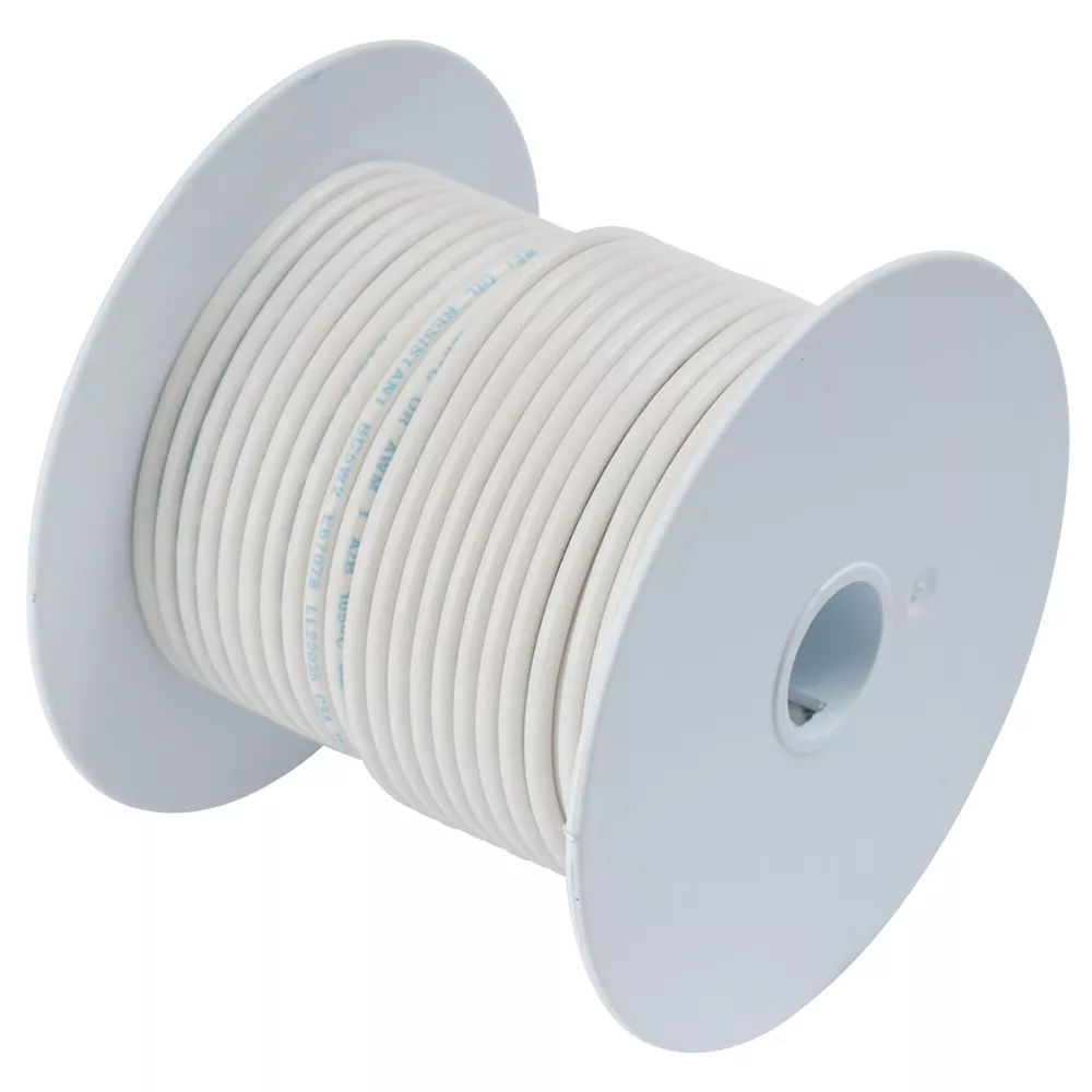 Ancor White 10 AWG Tinned Copper Wire – 500′