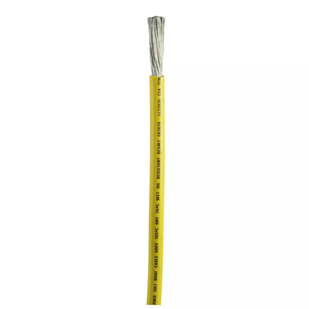 Ancor Yellow 2 AWG Battery Cable - Sold By The Foot | 1149-FT