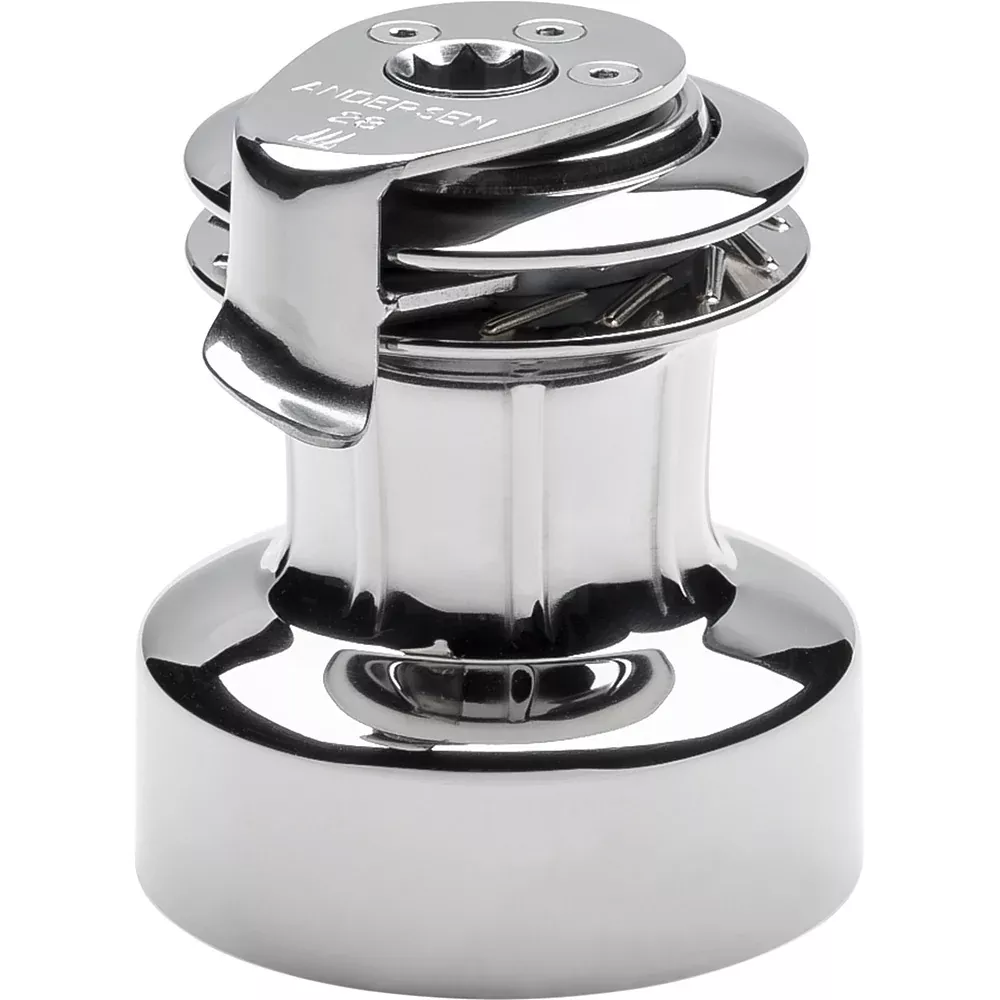 ANDERSEN 28 ST FS– 2-Speed Self-Tailing Manual Winch – Full Stainless Steel