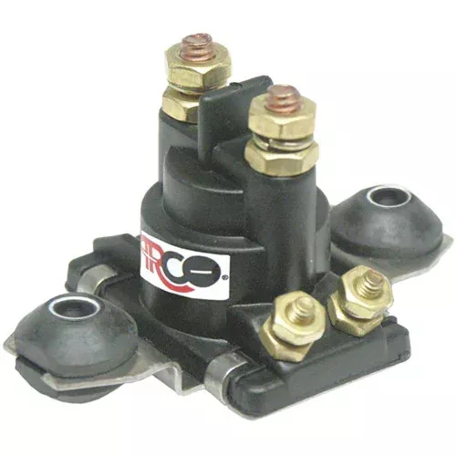 ARCO Marine Original Equipment Quality Replacement Solenoid f/Mercruiser, Mercury & Yamaha 4 Stroke – 12V Isolated Base