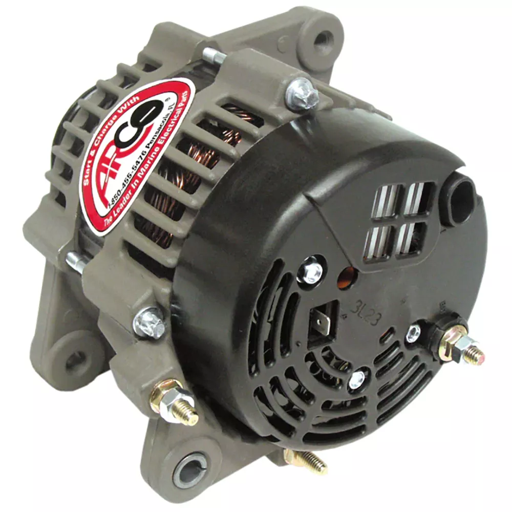 ARCO Marine Premium Replacement Alternator w/65mm Multi-Groove Pulley – 12V 70A