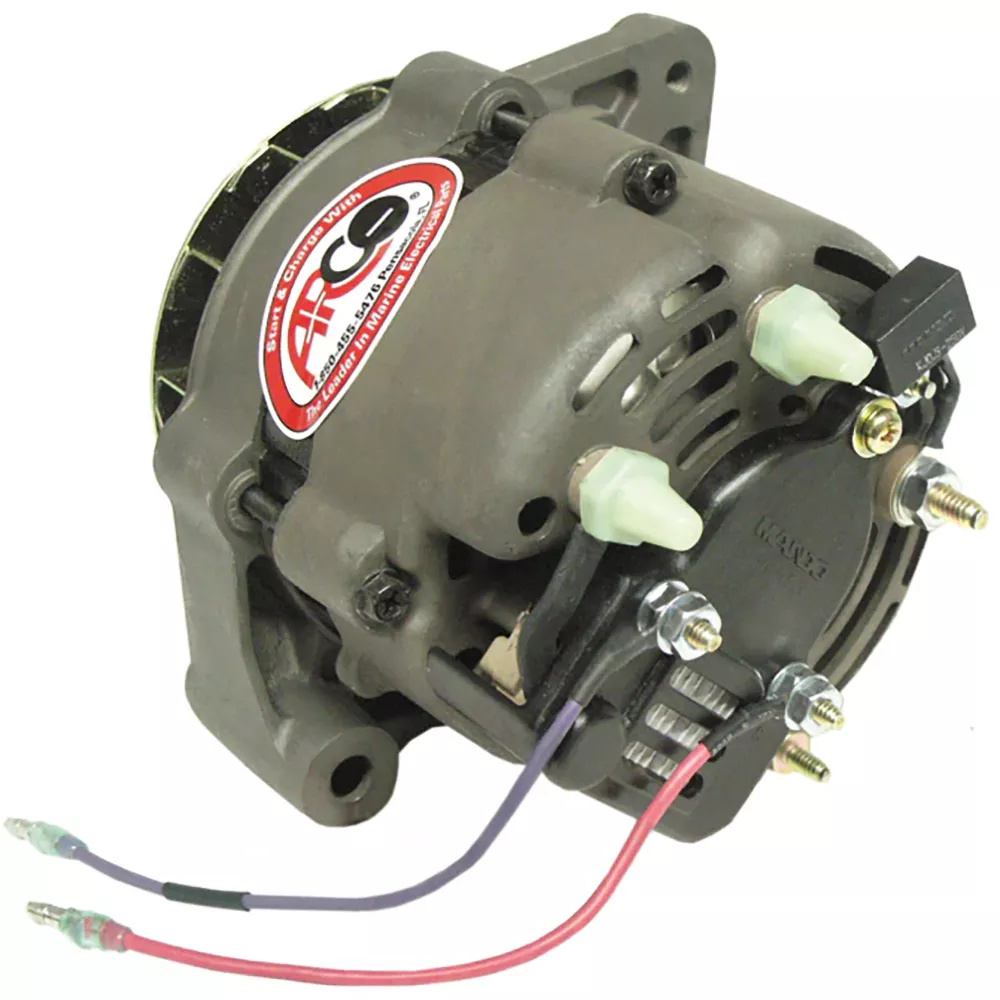 ARCO Marine Premium Replacement Alternator w/Single Groove Pulley – 12V, 55A
