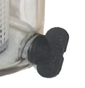 ARG STRAINER WINGNUT W/WASHER