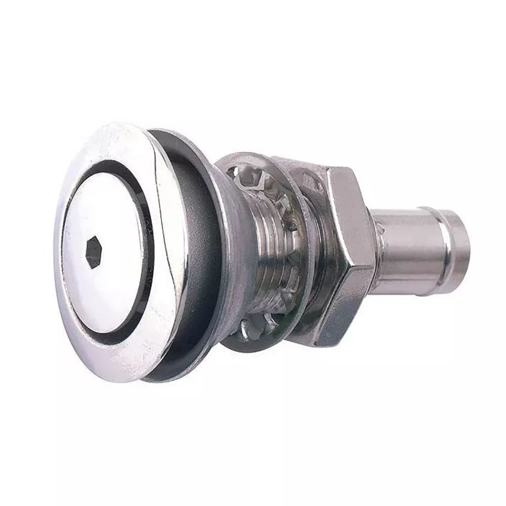 Attwood 316 Stainless Steel Alloy Flush Mount Fuel Vent – Straight Vent