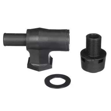 Attwood 90 P-Trap Fuel Tank Vent – Black w/Black Vent Head