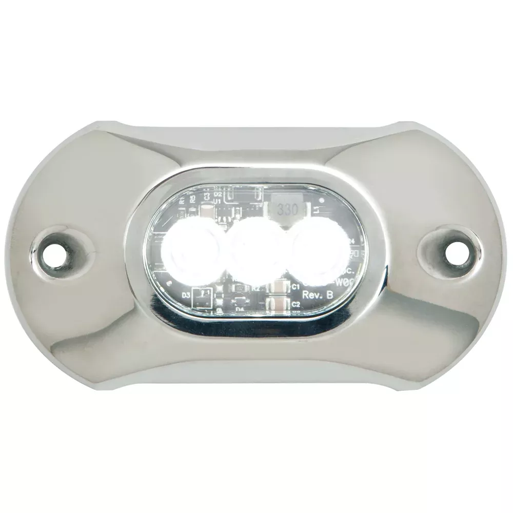 Attwood Light Armor Underwater LED Light - 3 LEDs - White | 65UW03W-7