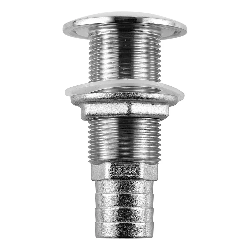 Attwood Stainless Steel Thru-Hull Standard Straight Barbed - 1" Inner Diameter[66548-3]