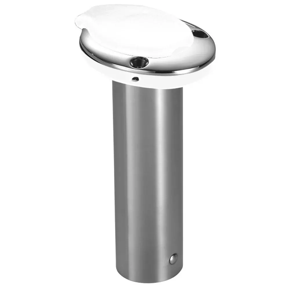Attwood Standard Series Rod Holder - 0deg- White Insert | 66364W7