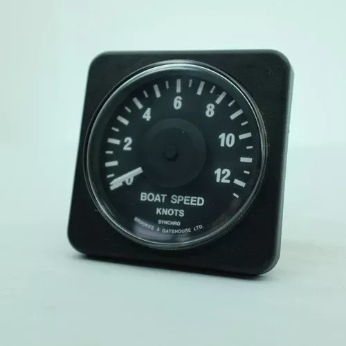 B&G Brookes and Gatehouse SYNCHRO BOAT SPEED Gauge Instrument Display Analogue