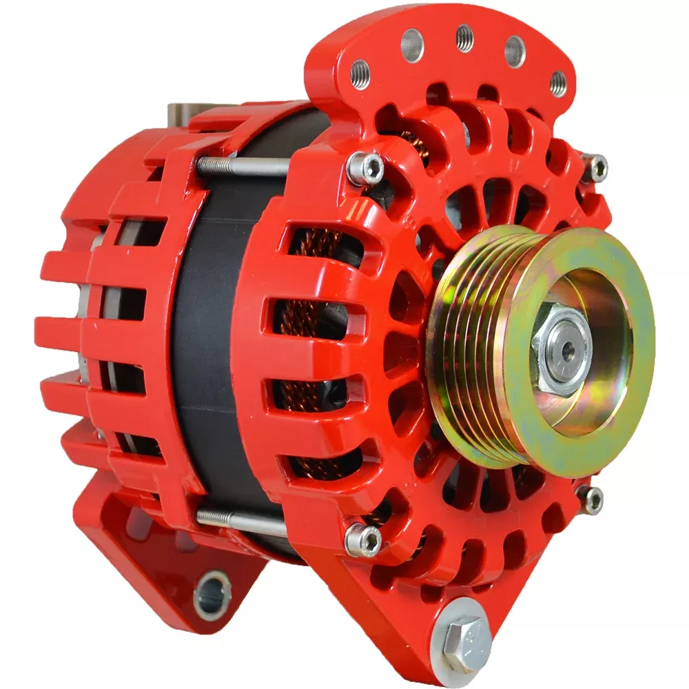 Balmar Alternator 3.15″ Dual Foot Saddle K6 Serpentine Pulley – 170A – 12V