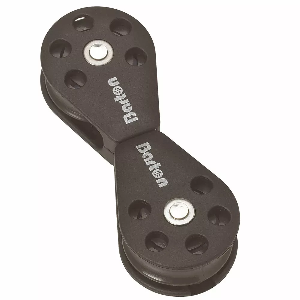 Barton Plain Bearing Pulley Block Back to Back Swivel Block – Size 1, 30mm