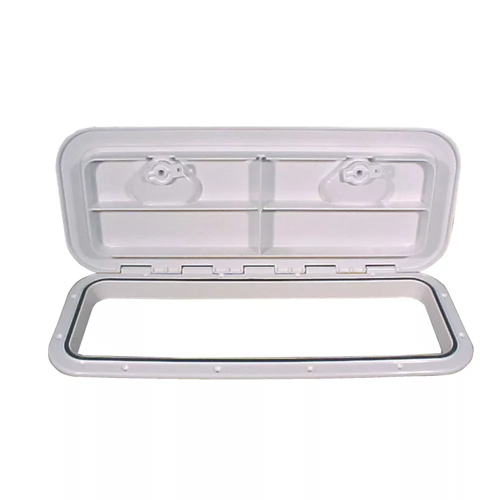 Beckson 10x24" Flush Hatch Horizontal or Vertical - White | HT1024-W
