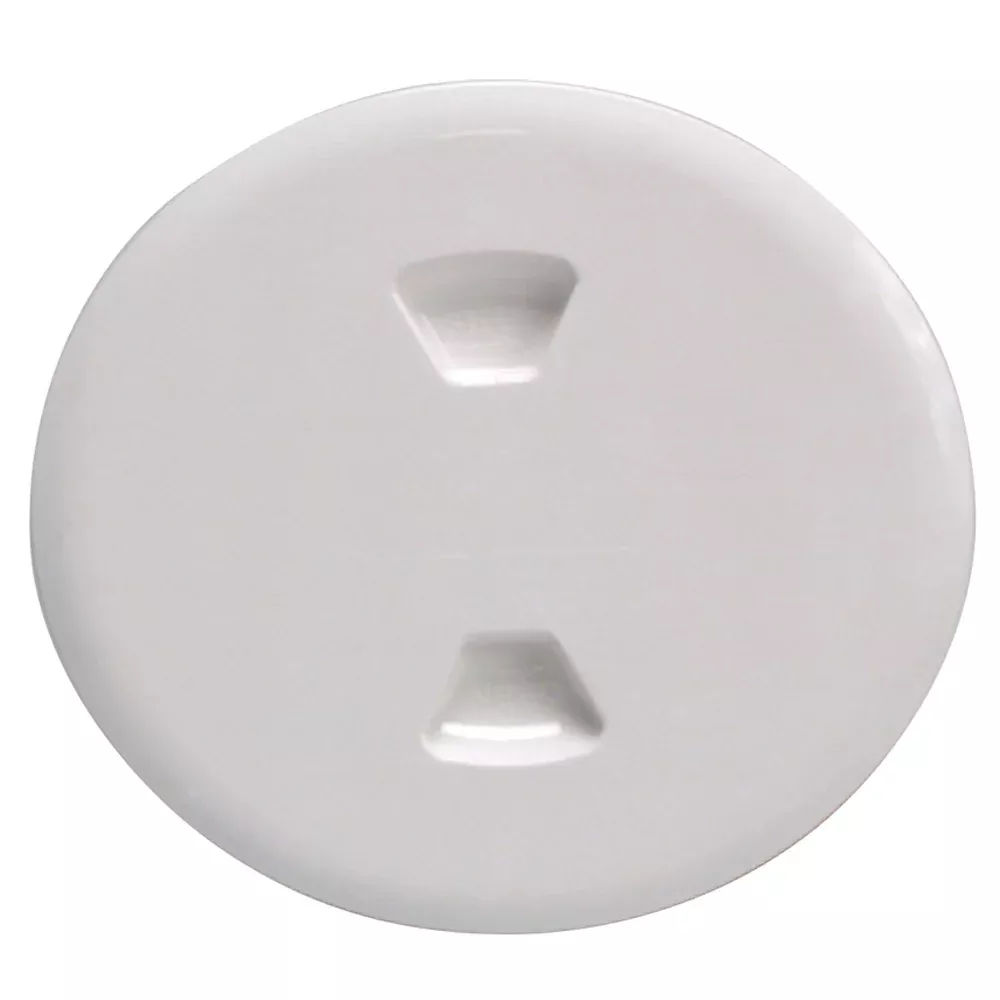 Beckson 5" Twist-Out Deck Plate - White | DP50-W