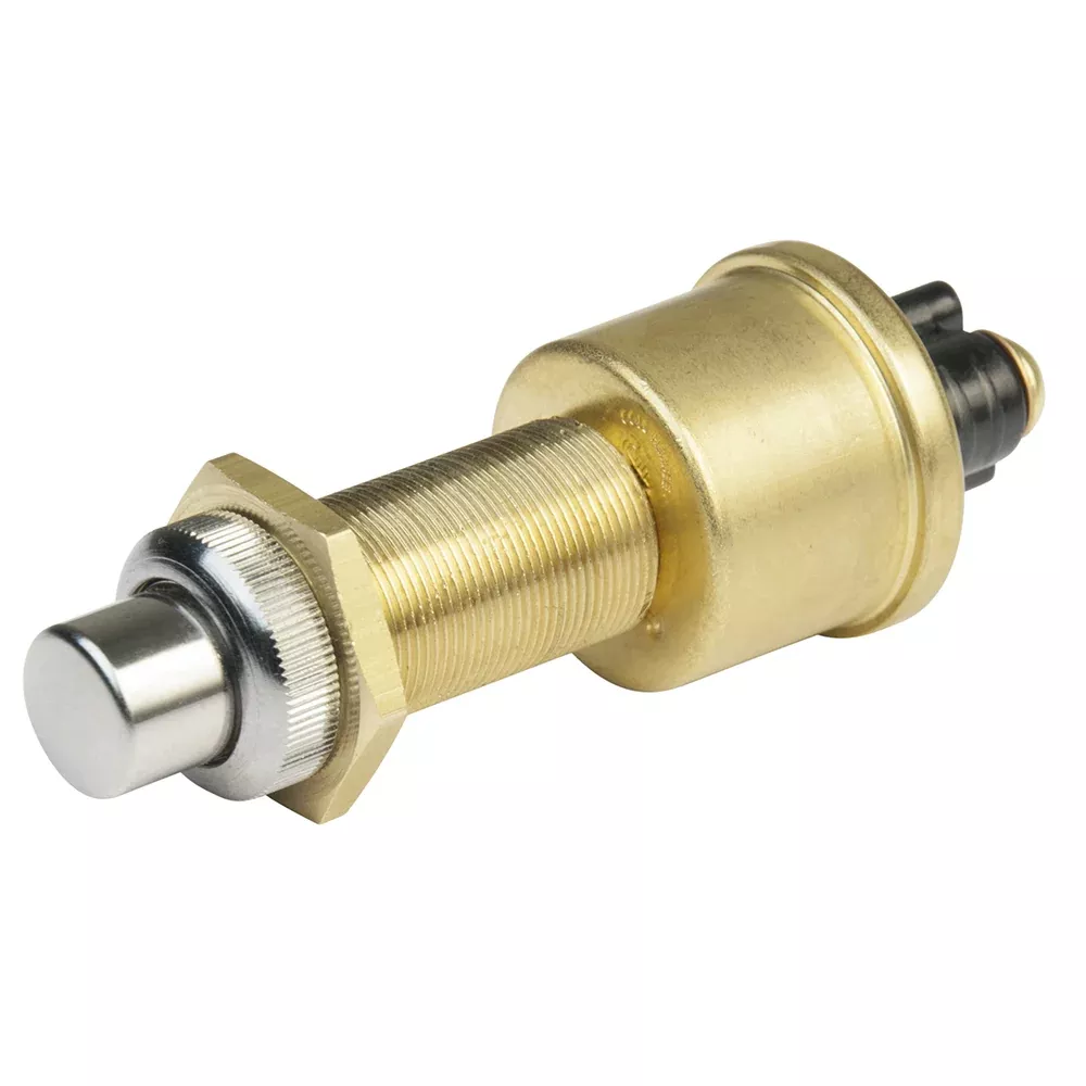 BEP 2-Position SPST Heavy-Duty Push Button Switch – OFF/(ON) – 35 Amp [1001504]