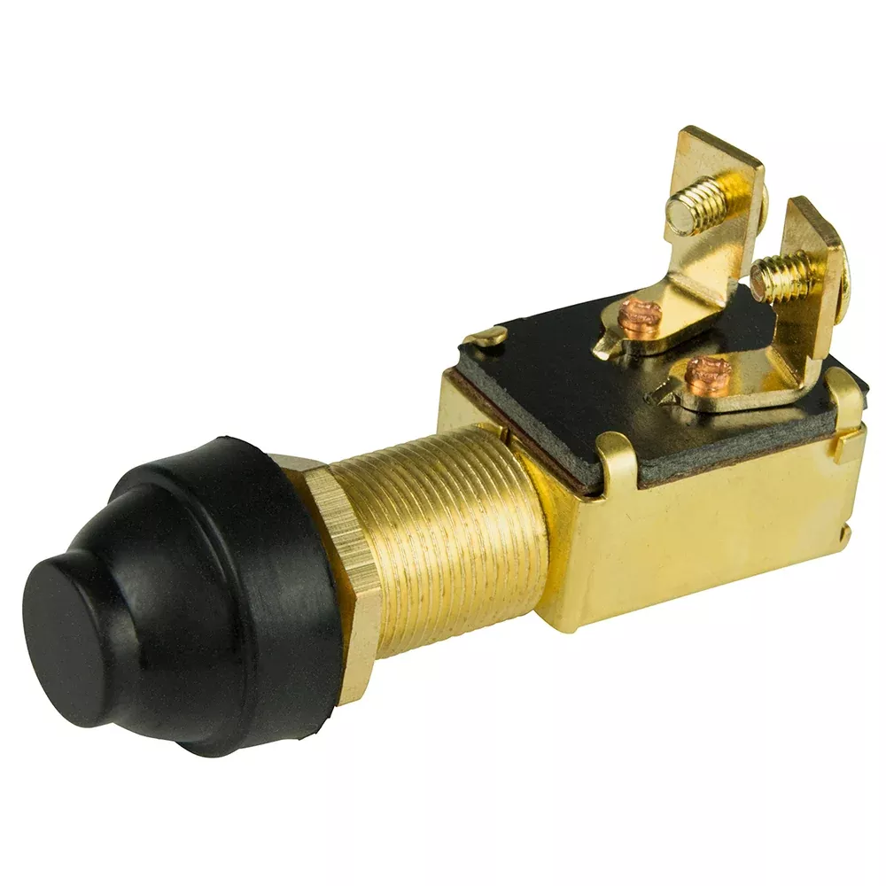 BEP 2-Position SPST Push Button Switch - OFF /(ON) [1001505]