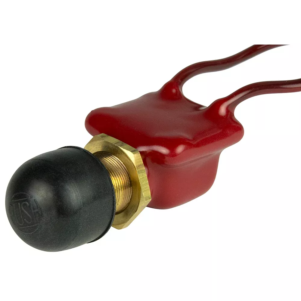 BEP 2-Position SPST PVC Coated Push Button Switch - OFF /(ON) [1001506]