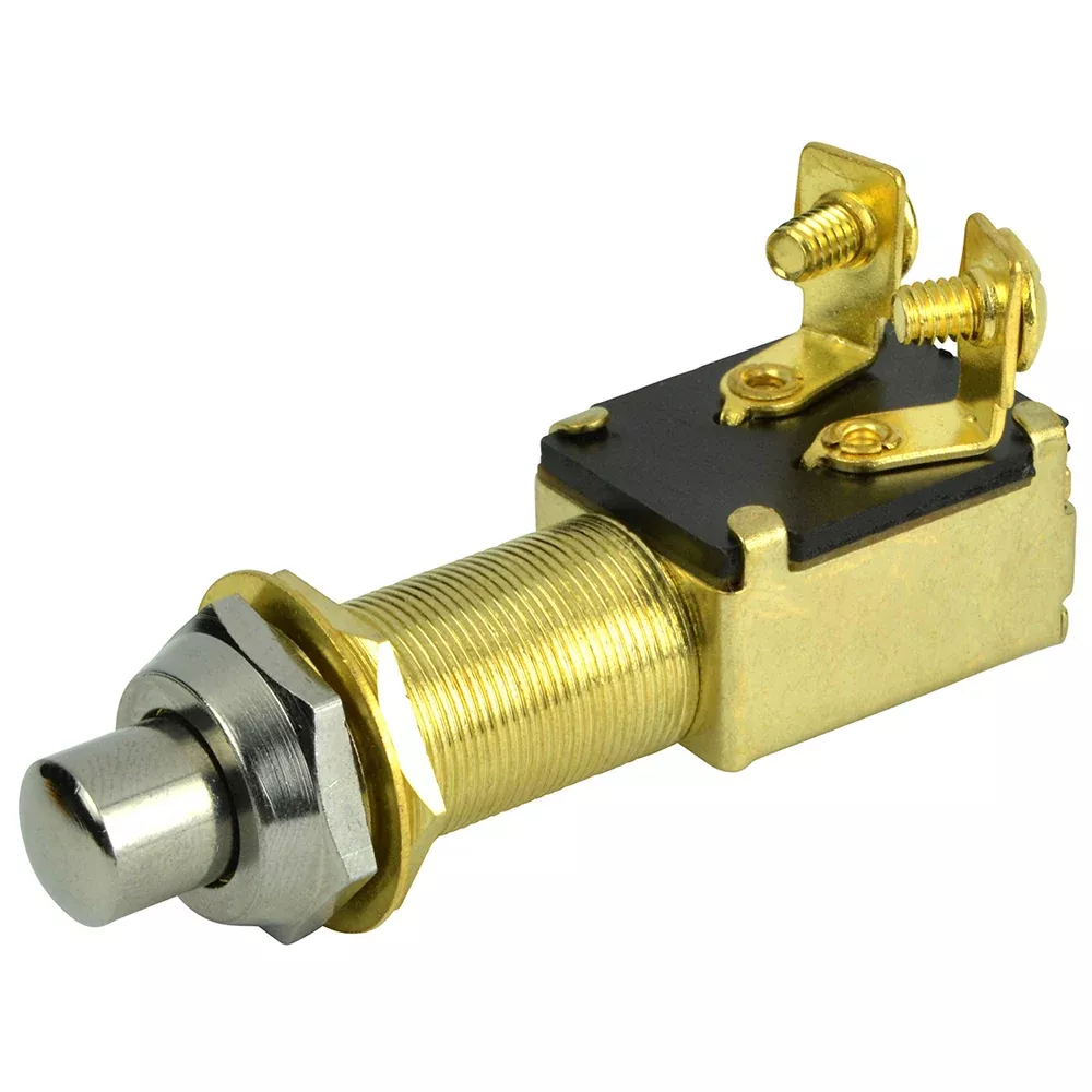 BEP 2-Position SPST Recessed Push Button Switch - OFF /(ON) [1001507]