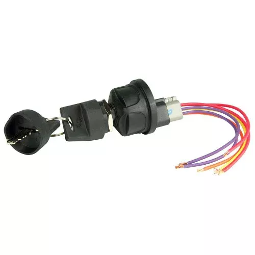 BEP 4-Position Sealed Nylon Ignition Switch - Accessory /OFF /IgnitionAccessory /Start [1001603]
