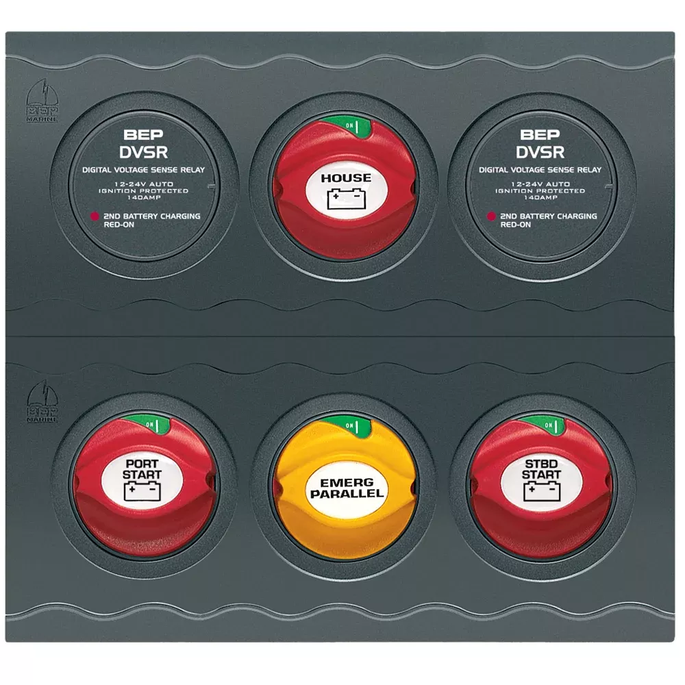 BEP Battery Management Contour Connect Panel f /Twin Engines w /VSR's [CC-803N]