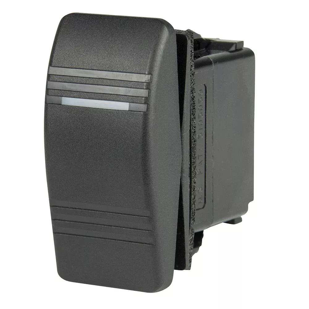BEP DPDT Contura Switch - 1-Amber LED - ON /OFF /(ON) [1001807]