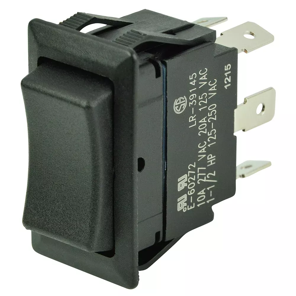 BEP DPDT Rocker Switch - 12V /24V - (ON) /OFF /(ON) [1001713]
