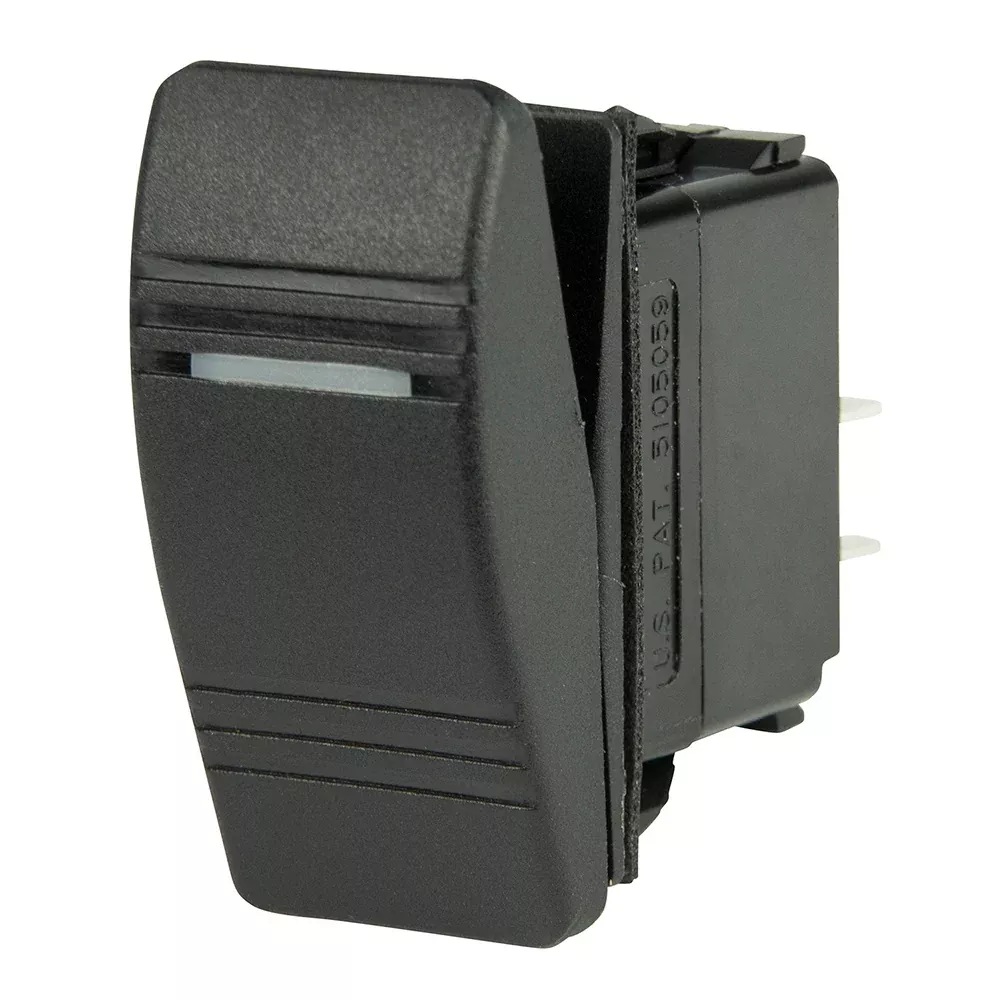 BEP DPST Contura Switch - 1-Amber LED - OFF /ON [1001811]