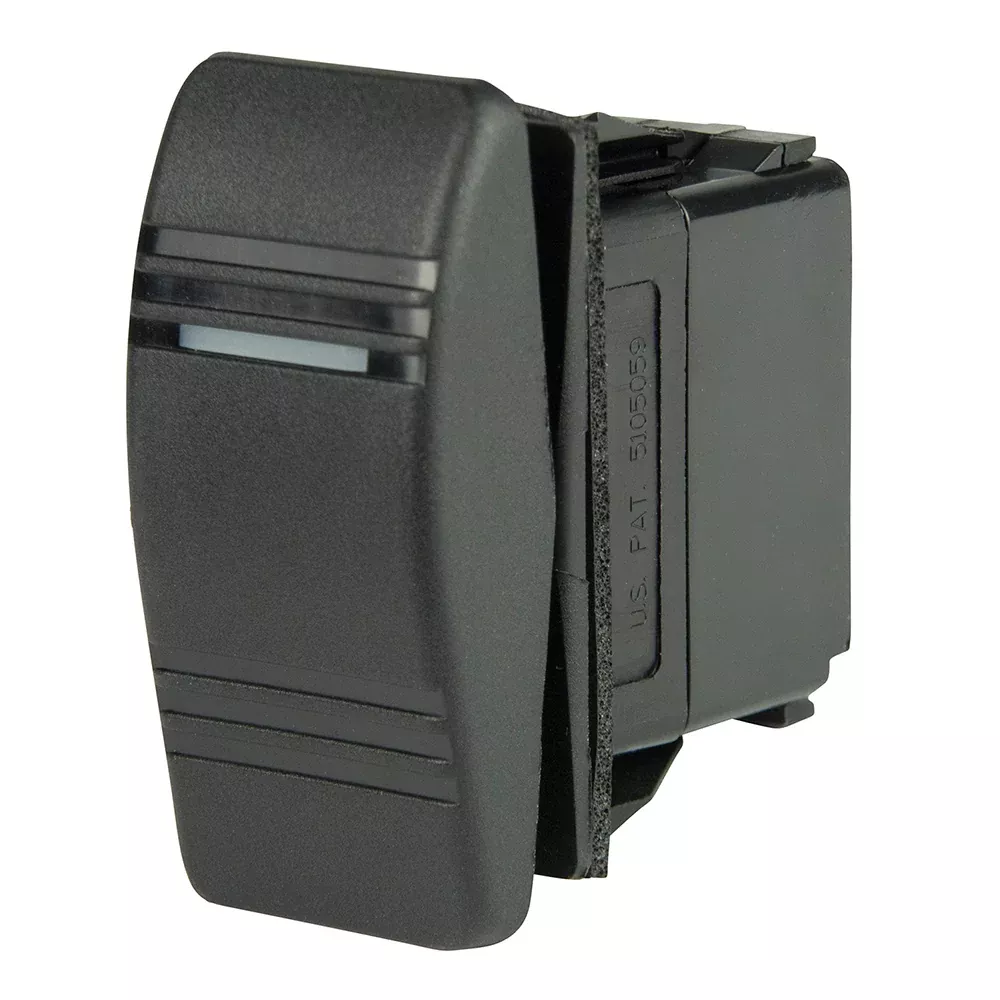 BEP SPDT Contura Switch - 1-Amber LED - (ON) /OFF /ON [1001805]