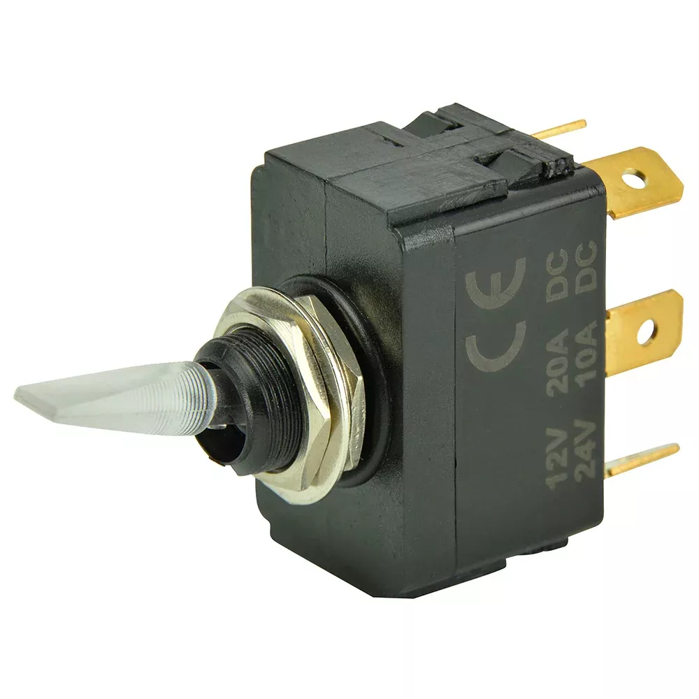 BEP SPDT Lighted Toggle Switch - ON /OFF /ON [1001907]