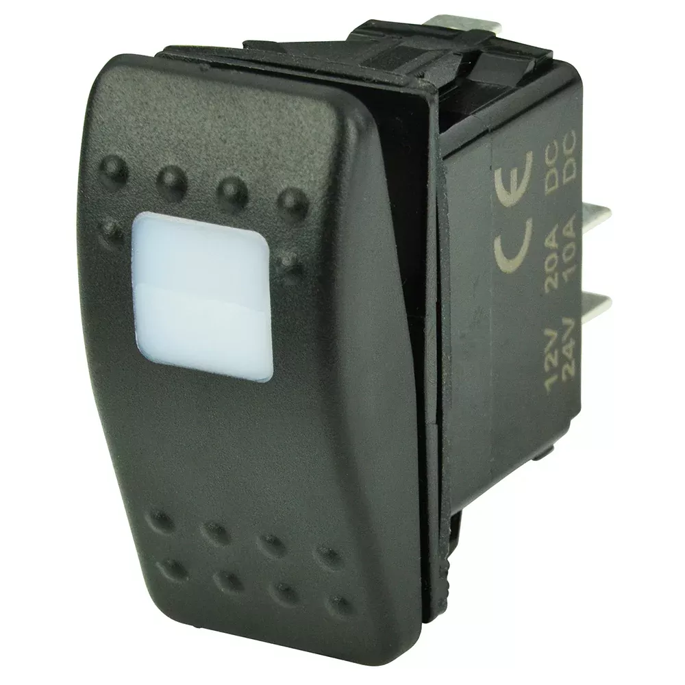 BEP SPST Contura Switch - 1-Amber LED - OFF /ON [1001801]