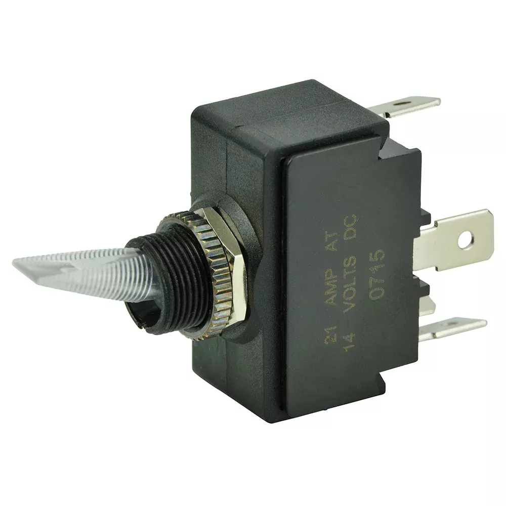 BEP SPST Lighted Toggle Switch - Red LED - 12V - ON /OFF [1001906]