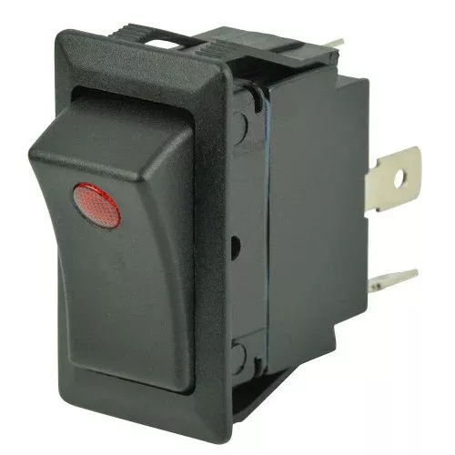 BEP SPST Rocker Switch - 1-LED - 12V /24V - ON /OFF [1001714]